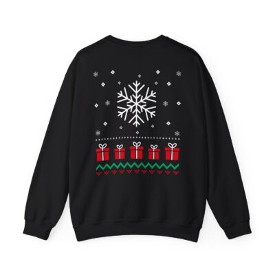 Alternative view of Murder With My Husband Christmas Design Sweatshirt