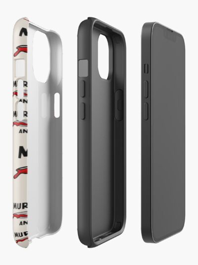 Alternative view of Mwmh Murder Mystery And Makeup Iphone Case