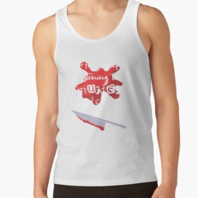 Alternative view of Mwmh Sleep Listening To Murder Podcasts Tank Top