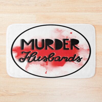 Murder Husbands Blood Mwmh Design Bath Mat