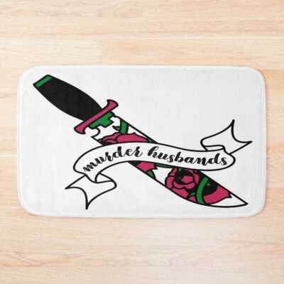 Mwmh Murder Husbands Graphic Bath Mat